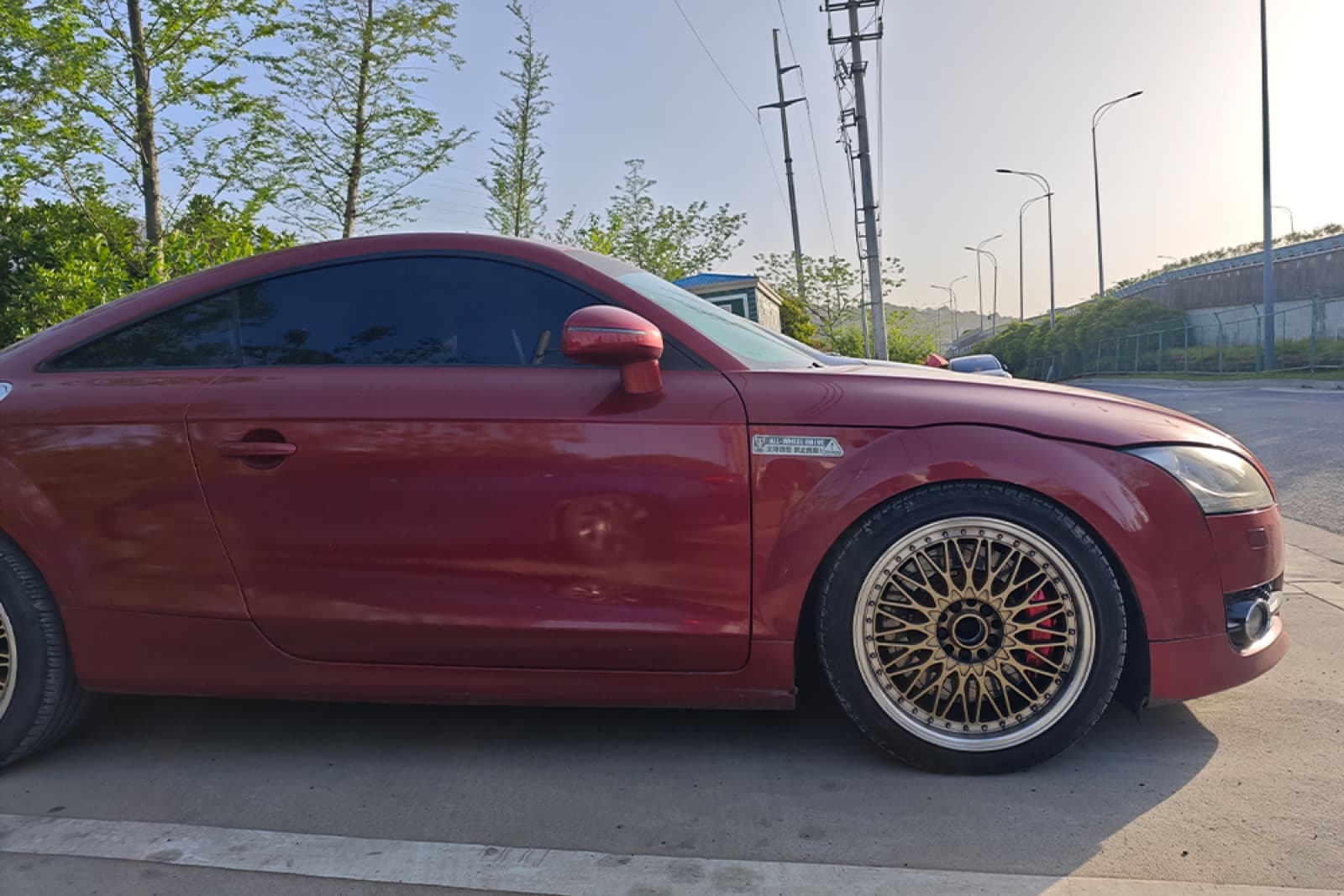 Audi TT с тормозным комплектом SAVANINI